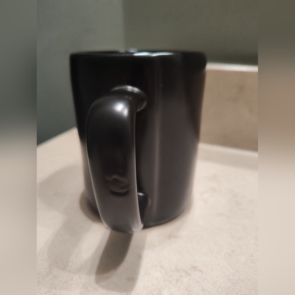 EUC Rae Dunn DAD Black Matte Artisan Collection Coffee Mug by Magenta - Picture 2 of 6